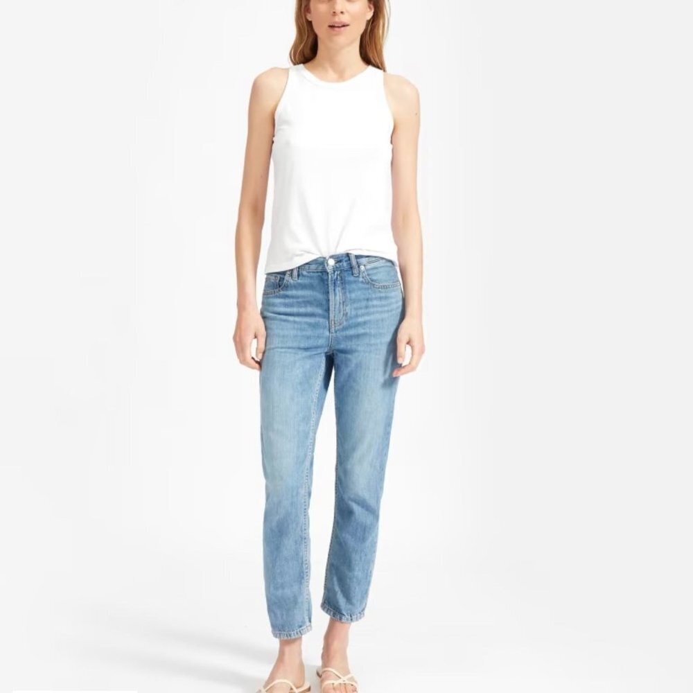 Everlane Women's The Super Soft Relaxed Jean - Vintage Light Blue